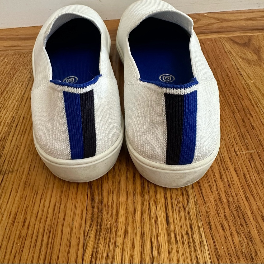 Rothy's The Original Slip On Sneaker in White - Picture 5 of 11
